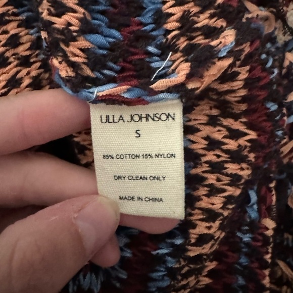 Ulla Johnson-SET Multicolored Stripe Shortsleeve Top and Matching Fringe Skirt - Picture 12 of 12